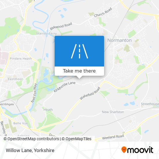 Willow Lane map