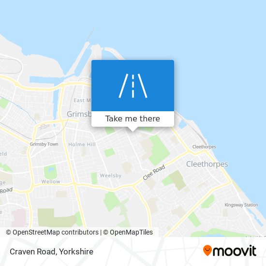 Craven Road map