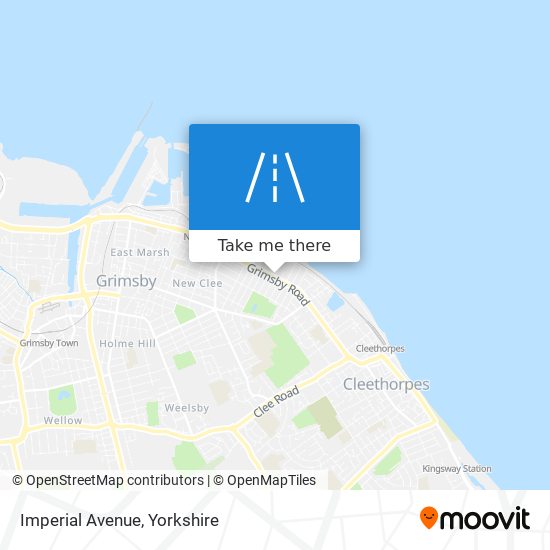Imperial Avenue map