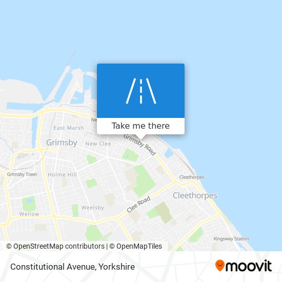 Constitutional Avenue map