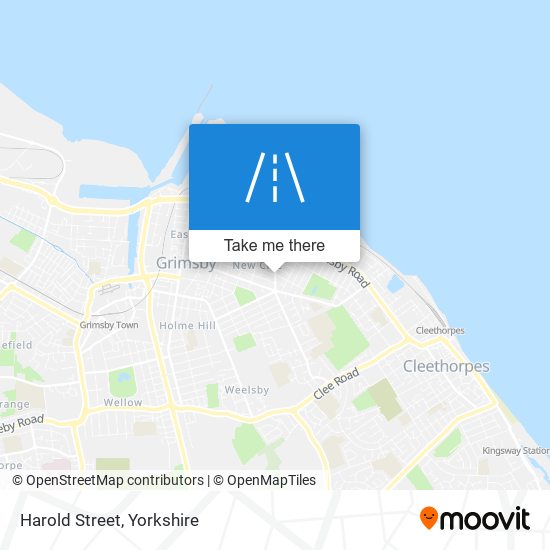 Harold Street map