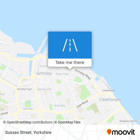 Sussex Street map