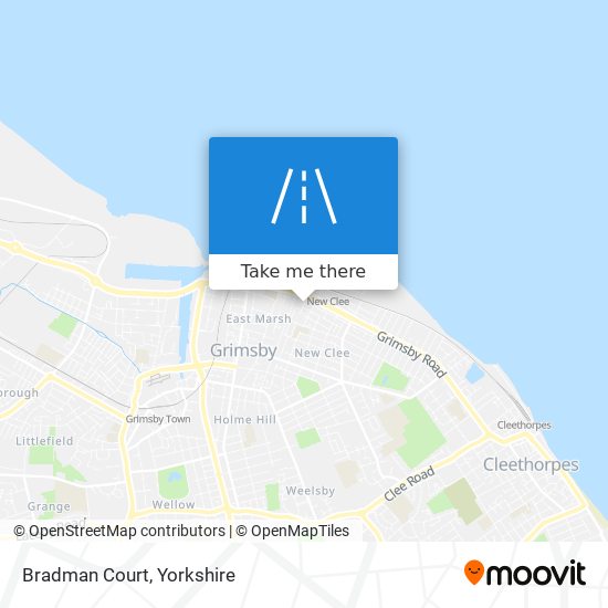 Bradman Court map