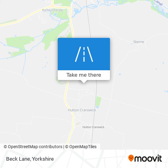 Beck Lane map
