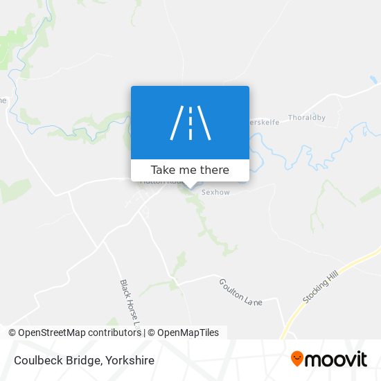 Coulbeck Bridge map