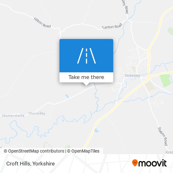 Croft Hills map