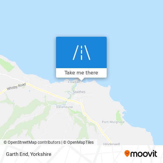 Garth End map