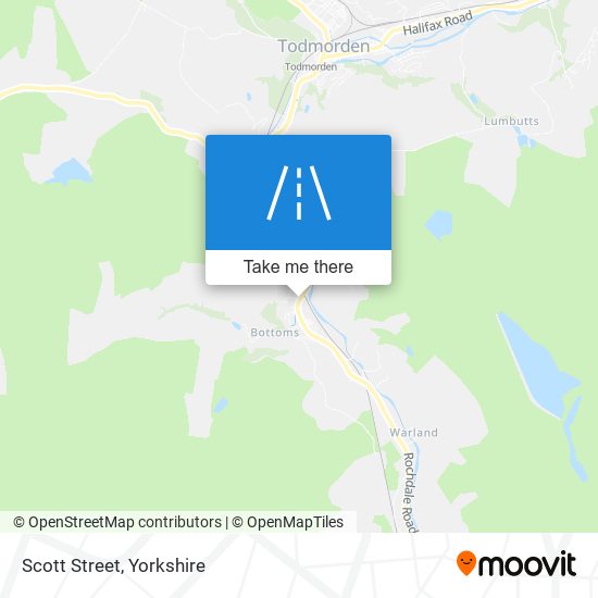 Scott Street map