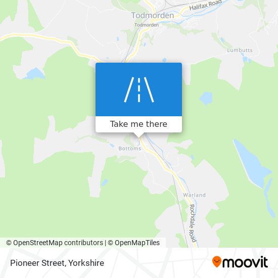 Pioneer Street map
