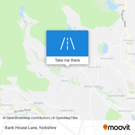 Bank House Lane map