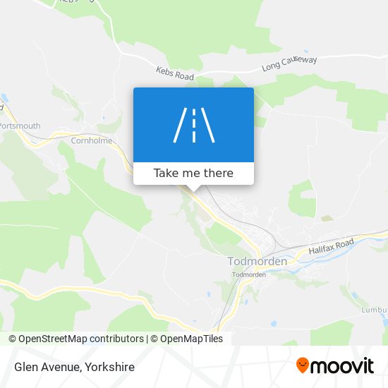 Glen Avenue map