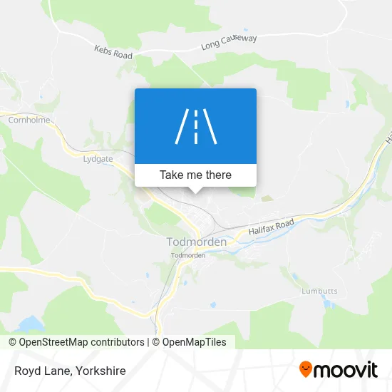 Royd Lane map