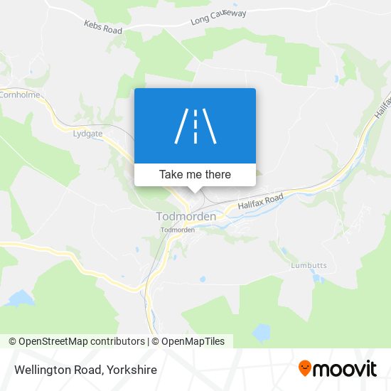 Wellington Road map