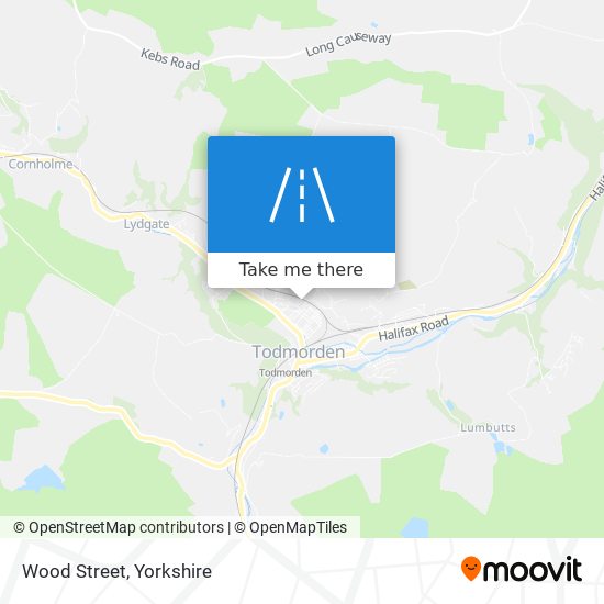 Wood Street map