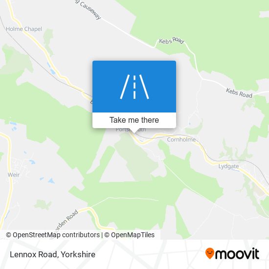 Lennox Road map