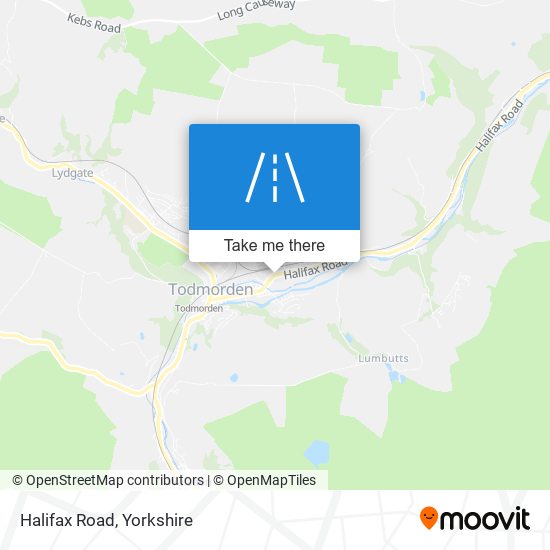 Halifax Road map