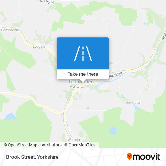 Brook Street map