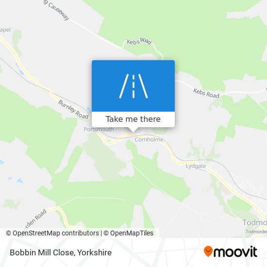 Bobbin Mill Close map