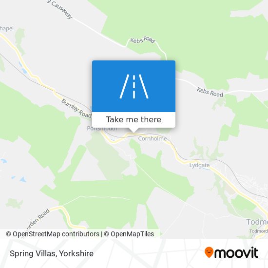 Spring Villas map