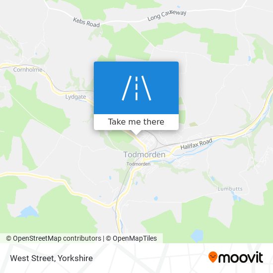 West Street map