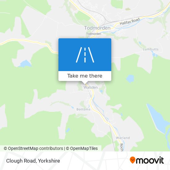 Clough Road map
