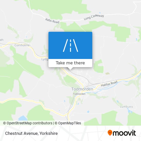 Chestnut Avenue map