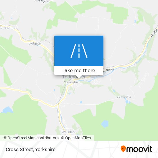 Cross Street map