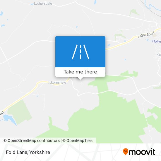 Fold Lane map