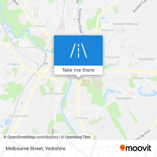Melbourne Street map