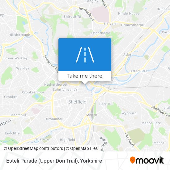 Esteli Parade (Upper Don Trail) map
