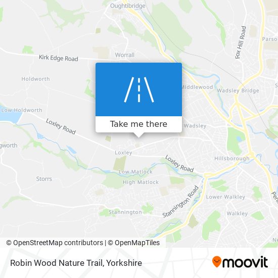 Robin Wood Nature Trail map