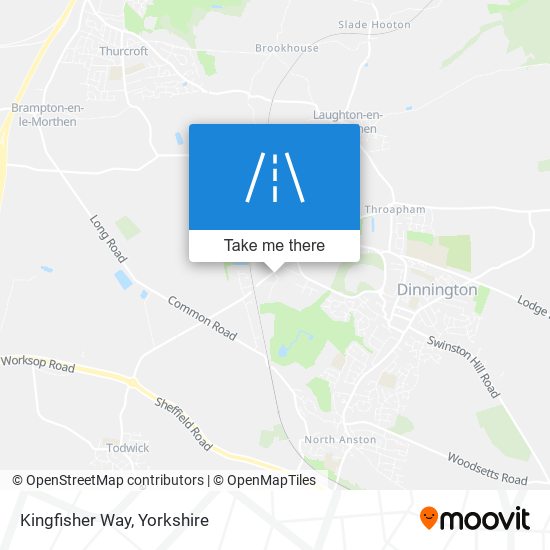 Kingfisher Way map