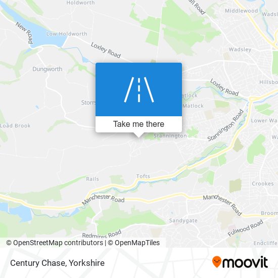 Century Chase map