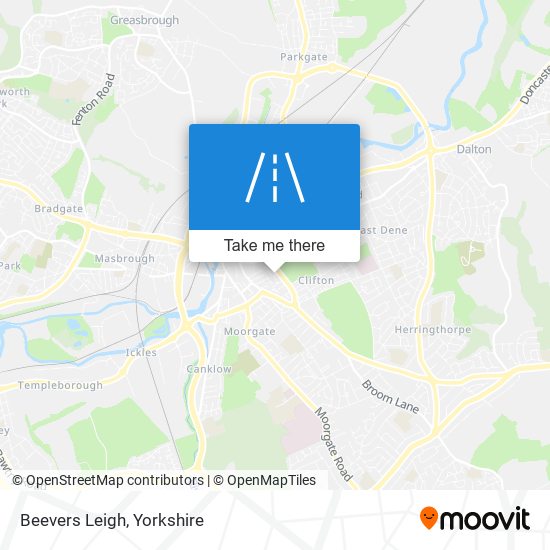 Beevers Leigh map