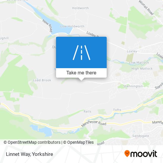 Linnet Way map