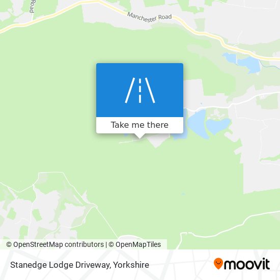 Stanedge Lodge Driveway map
