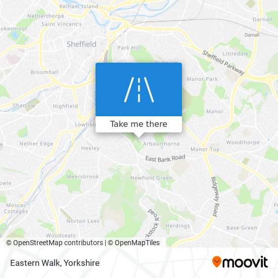 Eastern Walk map