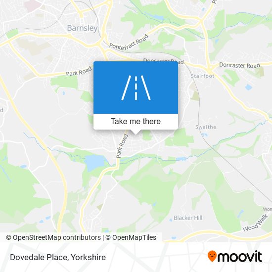 Dovedale Place map