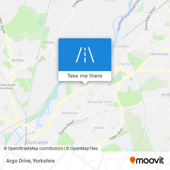 Argo Drive map
