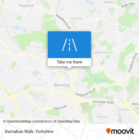Barnabas Walk map