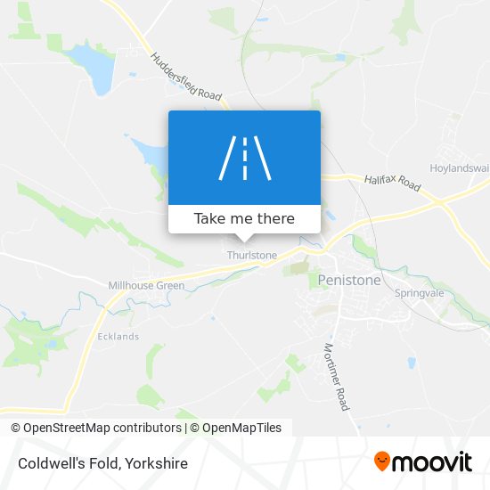 Coldwell's Fold map