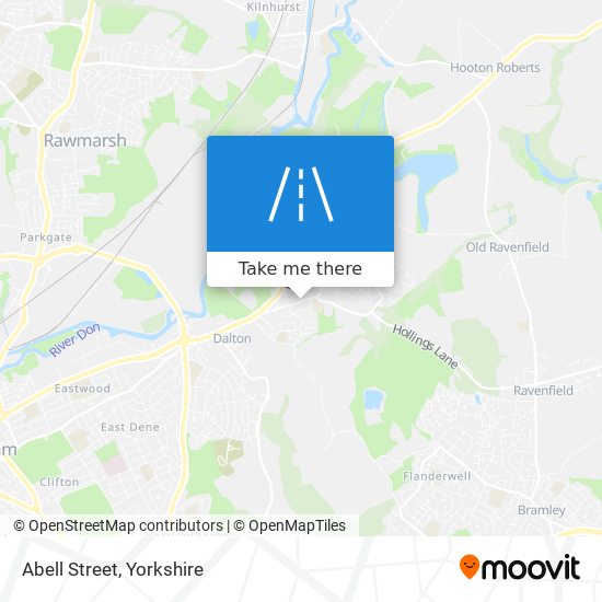 Abell Street map