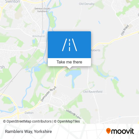 Ramblers Way map