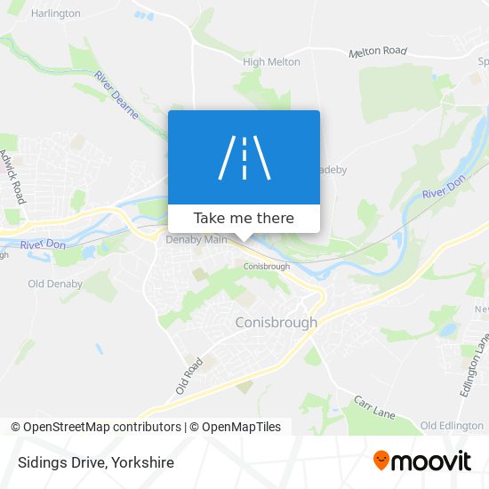 Sidings Drive map