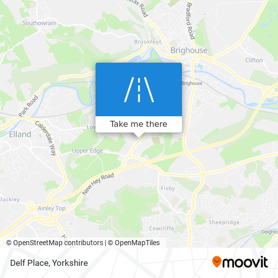 Delf Place map
