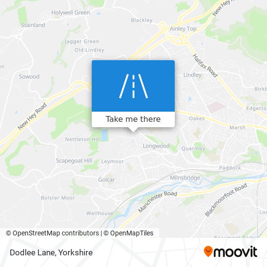 Dodlee Lane map