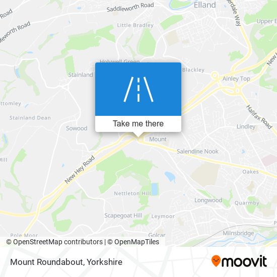 Mount Roundabout map