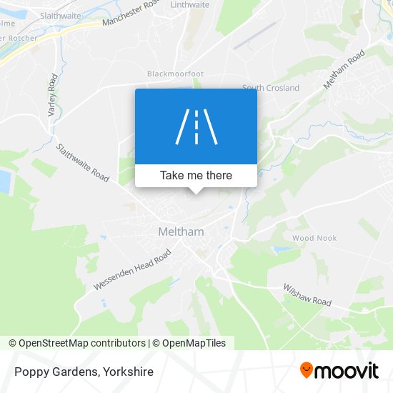 Poppy Gardens map