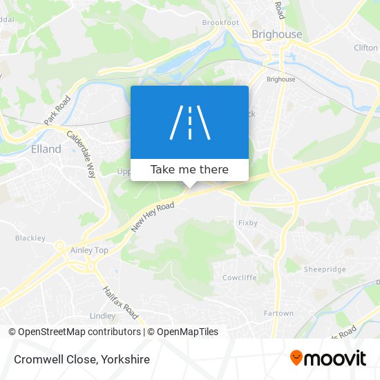 Cromwell Close map