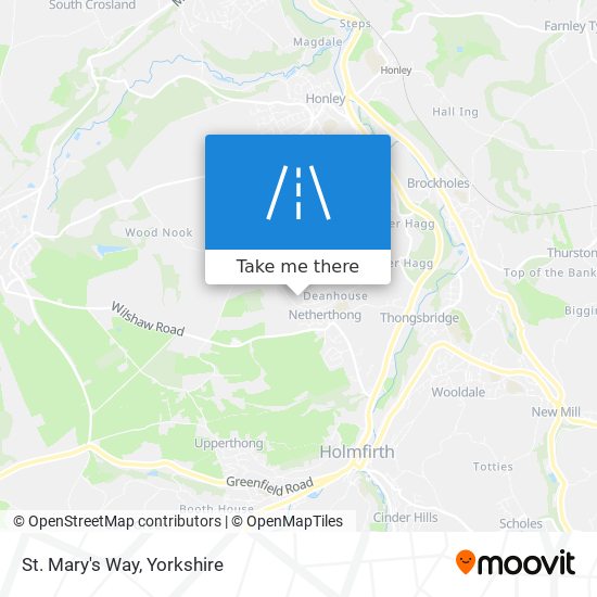 St. Mary's Way map
